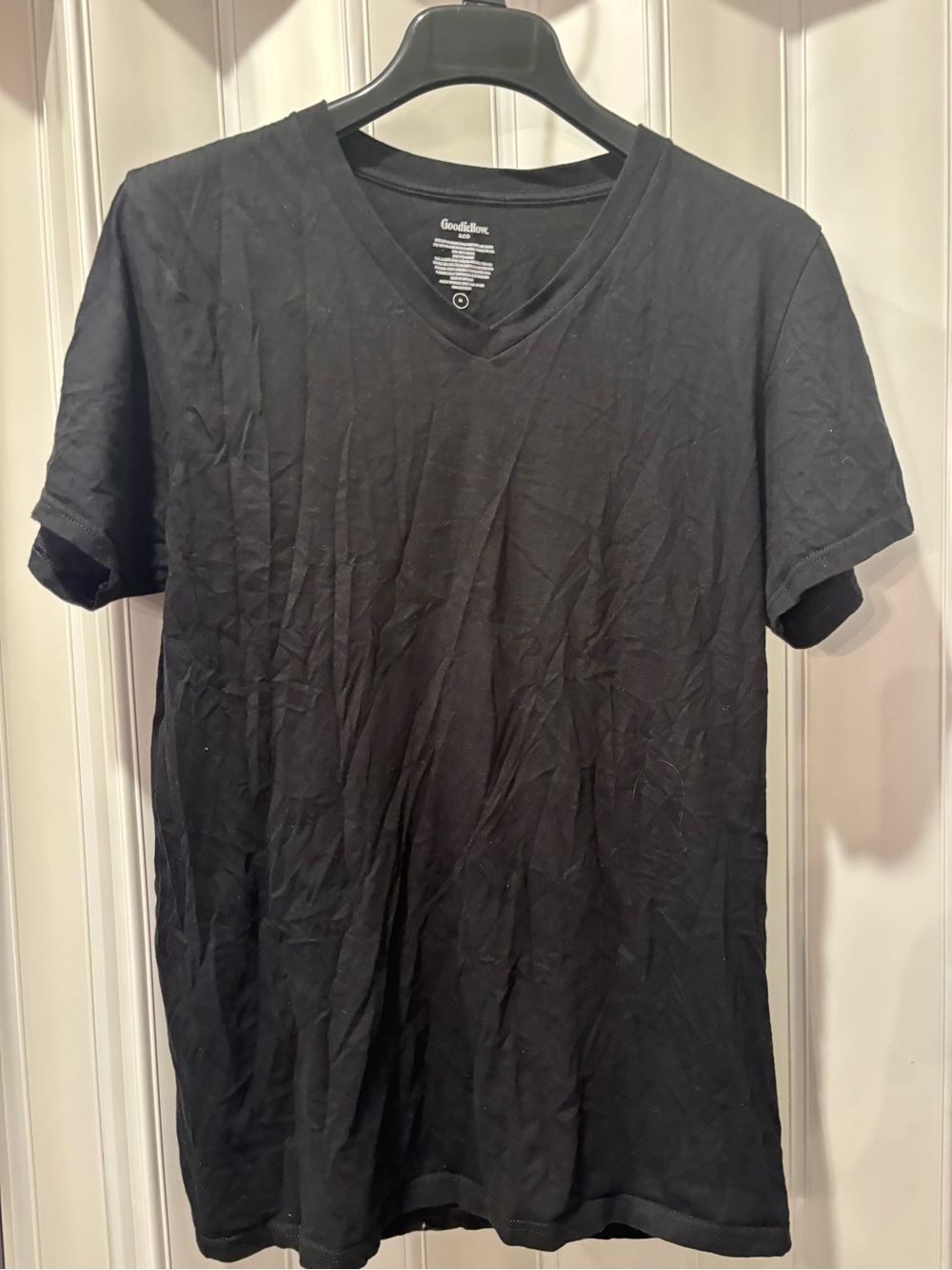 Goodfellow & Co Black V-Neck Short Sleeve Tee
